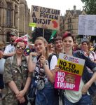 Trump Go Home Rally Manchester